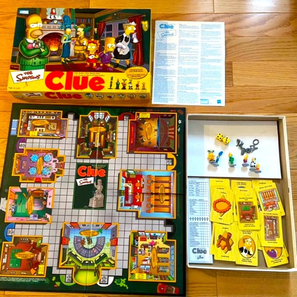 The Simpsons Clue Board Game - Picture 3 of 3